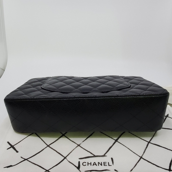 Chanel Medium Double Flap Classic Cavier - Picture 8 of 16